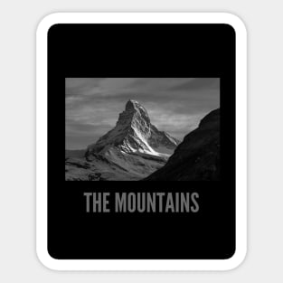 The Mountains Sticker